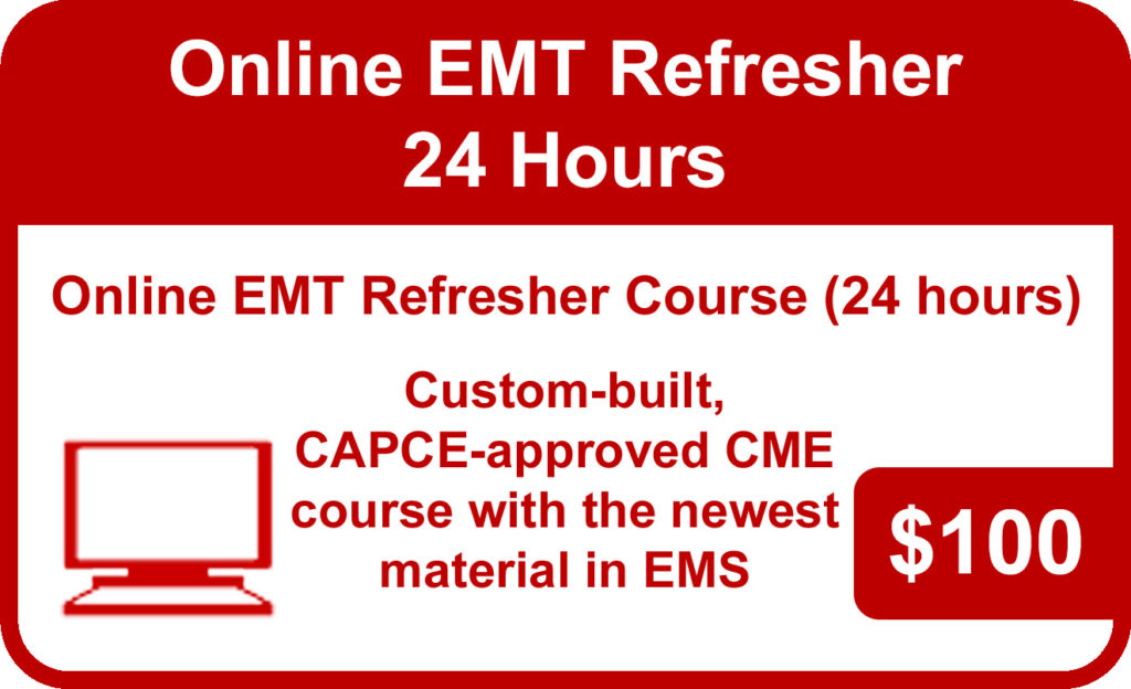 EMT CMEs Continuing Medical Education for EMTs EMT Utah