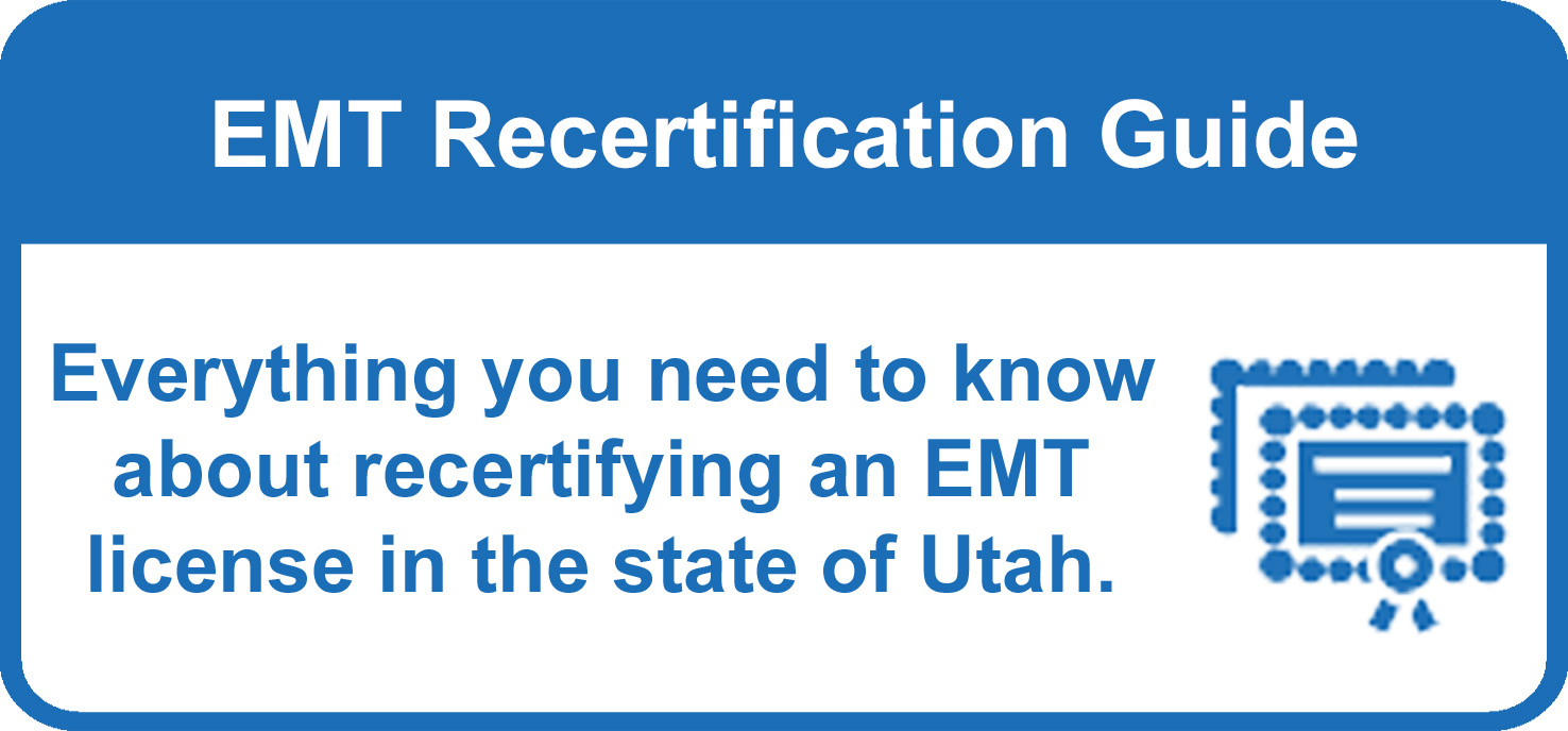 EMT CMEs Continuing Medical Education for EMTs EMT Utah