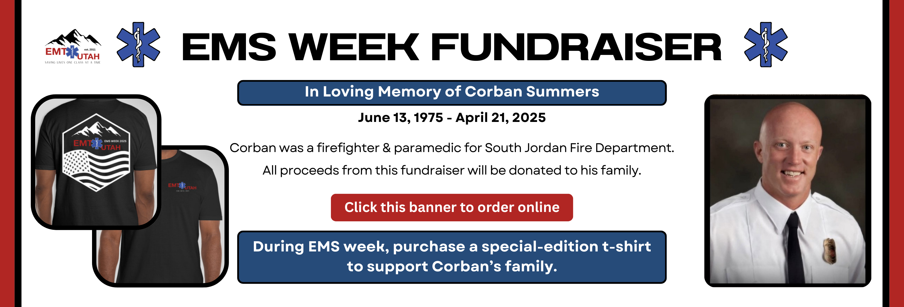 EMS Week Fundraiser Home Page